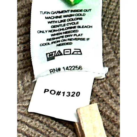 Figs Size Medium Tan Brown Ribbed Pocket Sweater Minimalist City Casual Style - Picture 12 of 12